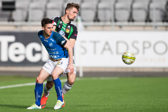 Norrbys Kadir Hodzic och GAIS Dardan Rexhepi