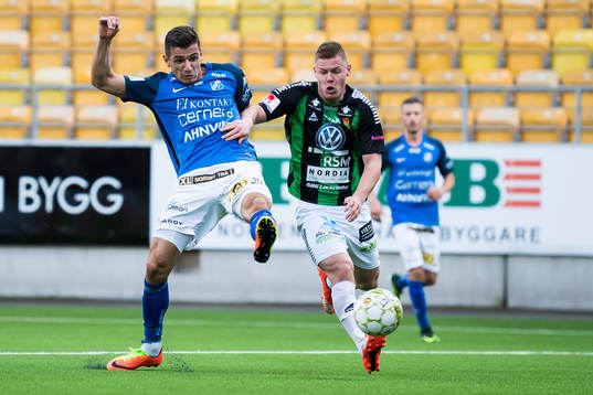 Norrbys Gzim Istrefi och GAIS Alexander Leksell
