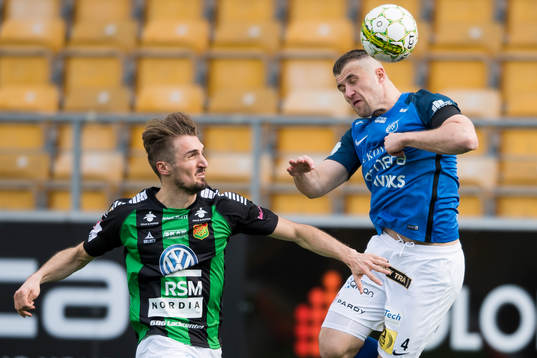 Norrbys Mehmed Dresevic och GAIS Dardan Rexhepi