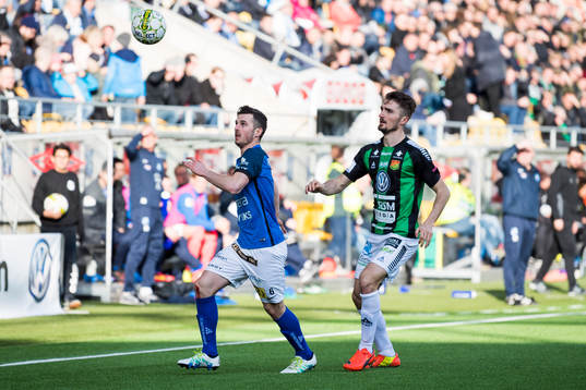 Norrbys Kadir Hodzic och GAIS Dardan Rexhepi