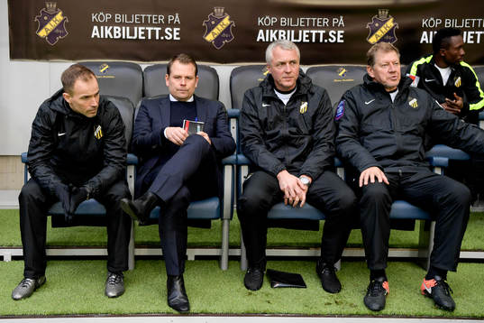 Häckens tränare Mikael Stahre