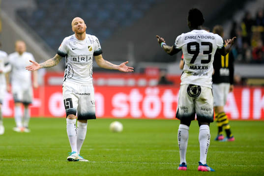 Häckens Alexander Farnerud och Alhassan Kamara