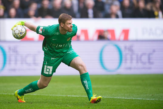 Häckens målvakt Christoffer Källqvist