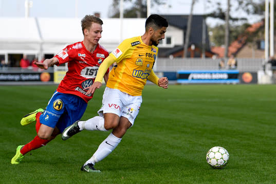 Östers Jesper Lövdahl och Falkenbergs Mahmut Özen