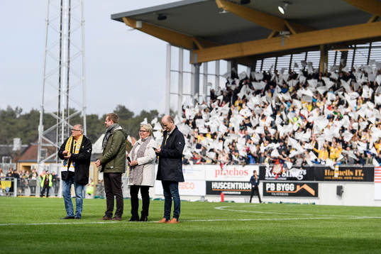Invigning av Falcon Alkoholfri Arena före fotbollsmatchen