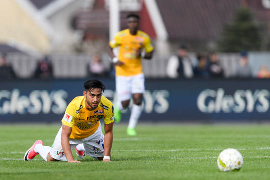 Falkenbergs Amin Nazari deppar