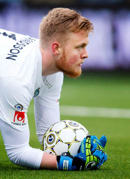 AFC Eskilstunas målvakt Tim Erlandsson
