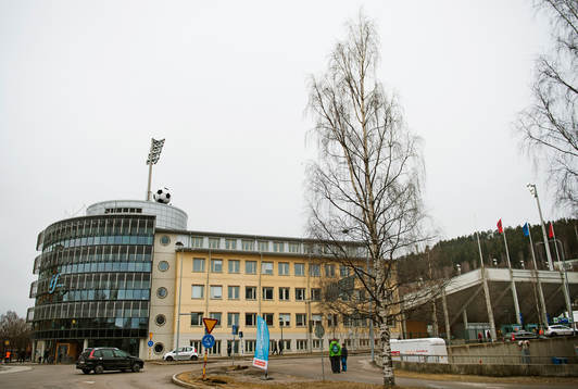 Idrottsparken innan fotbollsmatchen i Allsvenskan mellan