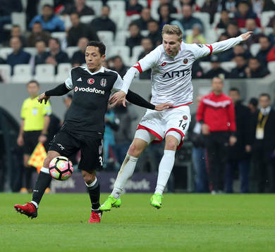 Genclerbirligi Player Jonathan Ring  and Besiktas Player