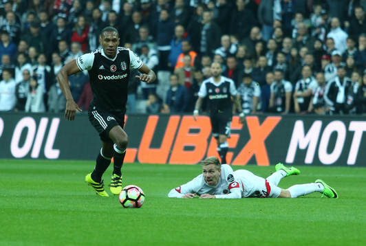 Genclerbirligi Player Jonathan Ring and Besiktas player