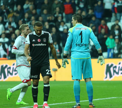 Genclerbirligi Goalkeeper Johannes Hopf  and Jonathan Ring