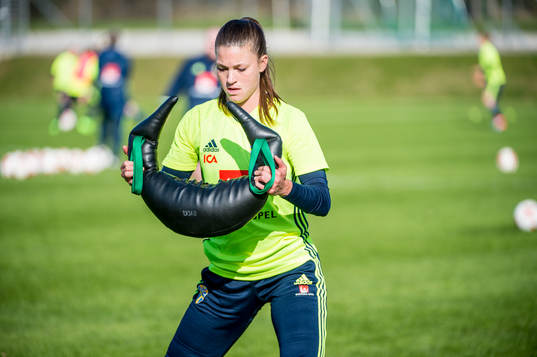 Pauline Hammarlund tränade för sig själv
