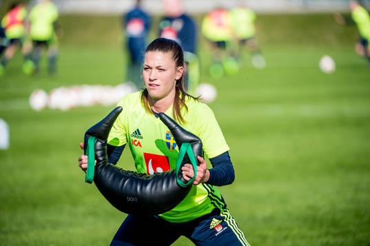Pauline Hammarlund tränade för sig själv