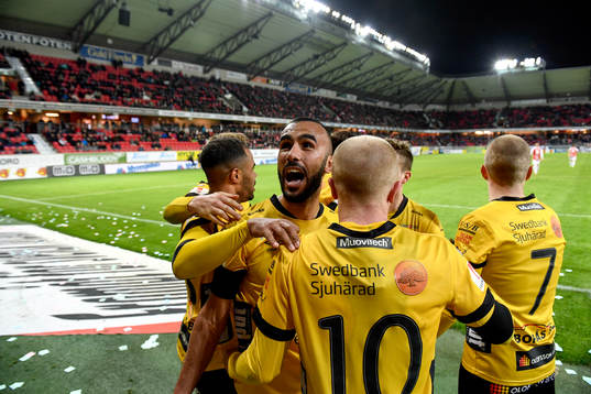 Elfsborgs Issam Jebali jublar