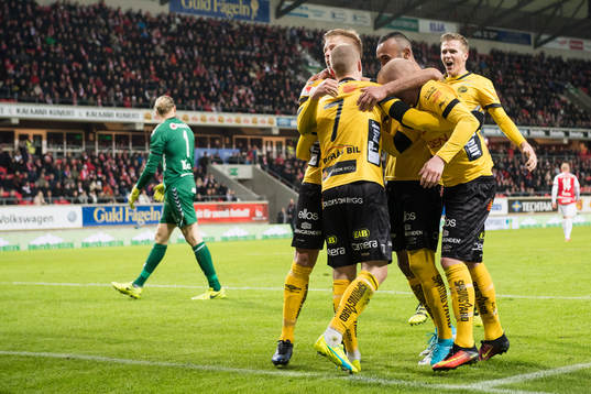 Elfsborgs spelare jublar