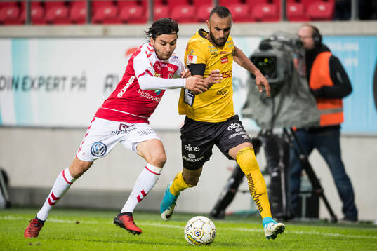 Elfsborgs Issam Jebali och Kalmars Emin Nouri