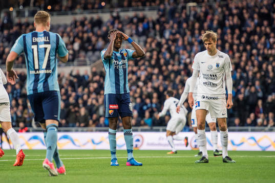 Djurgårdens Philana Tinotenda Kadewere deppar