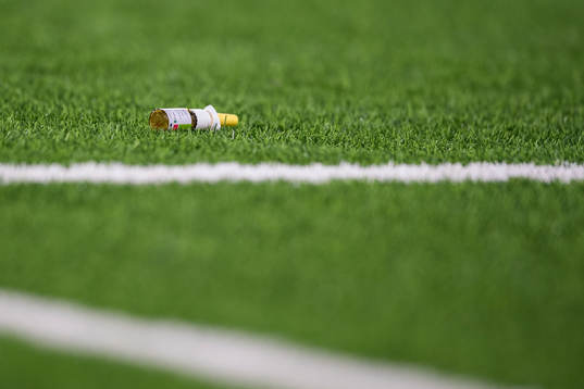 Någon i publiken slänger in sin nässpray