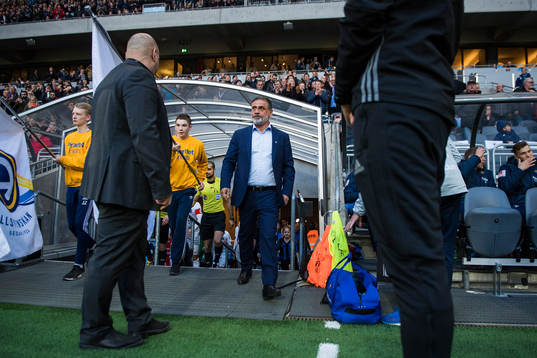 Djurgårdens tränare Özcan Melkemichel