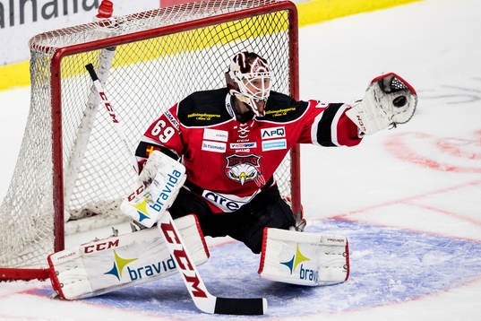 Malmö Redhawks målvakt Oscar Alsenfelt