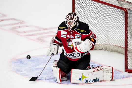 Malmö Redhawks målvakt Oscar Alsenfelt