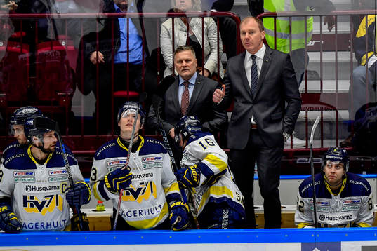 s assisterande tränare Stephan Lundh och tränare Johan