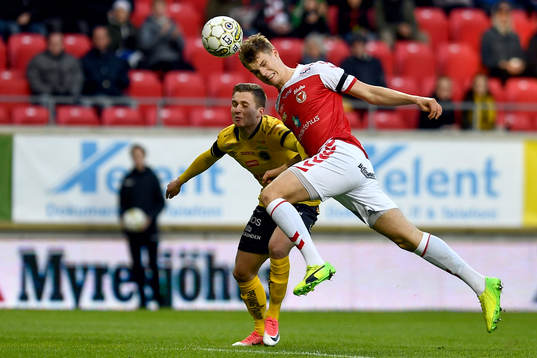 Kalmars Svante Ingelsson och Elfsborgs Adam Lundqvist