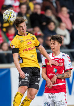 Elfsborgs Simon Olsson och Kalmars Melker Hallberg