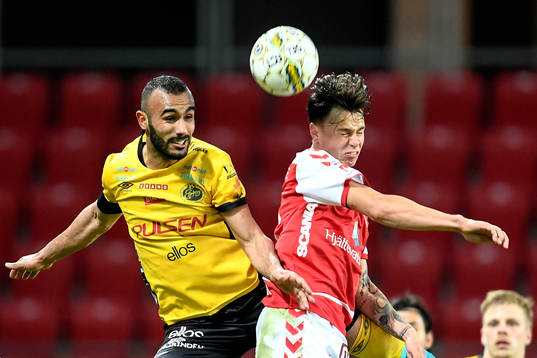 Elfsborgs Issam Jebali och Kalmars Melker Hallberg