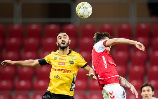 Kalmars Melker Hallberg och Elfsborgs Issam Jebali