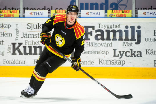 Brynäs Oskar Lindblom före semifinal 2 i SM-slutspelet i