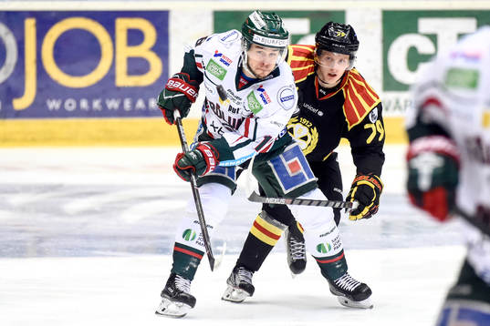 Frölundas Mattias Nörstebö och Brynäs Daniel Mannberg