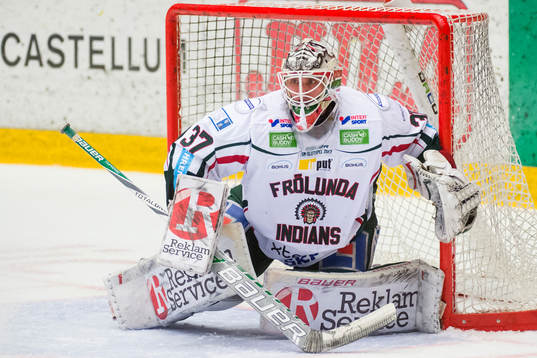 Frölundas målvakt Johan Gustafsson