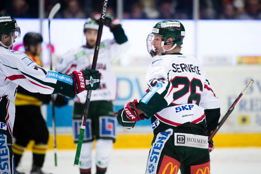 Frölundas Rasmus Dahlin jublar