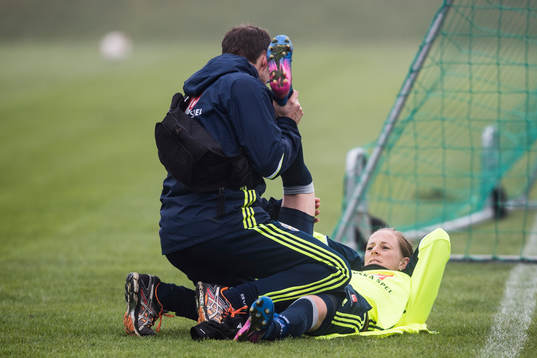 Lotta Schelin får behandling