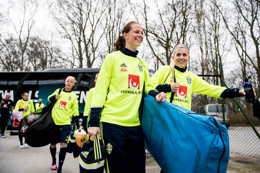 Lotta Schelin och Olivia Schough