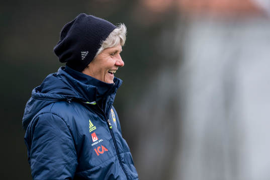 Förbundskapten Pia Sundhage