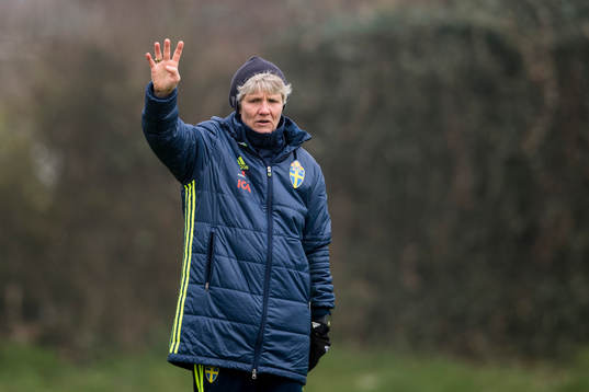 Förbundskapten Pia Sundhage