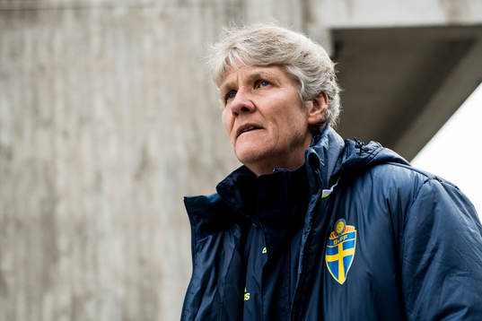 Sveriges förbundskapten Pia Sundhage