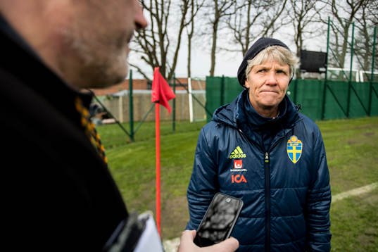 Förbundskapten Pia Sundhage