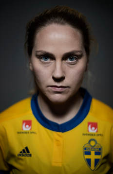 Lisa Dahlkvist, spelare i Sveriges damlandslag i fotboll