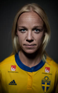 Caroline Seger, spelare i Sveriges damlandslag i fotboll