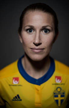 Emma Berglund, spelare i Sveriges damlandslag i fotboll