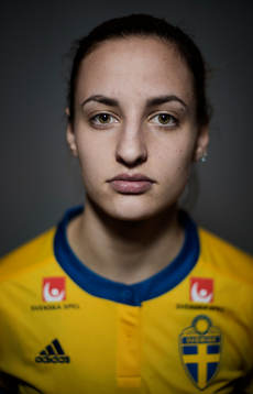 Nathalie Björn, spelare i Sveriges damlandslag i fotboll