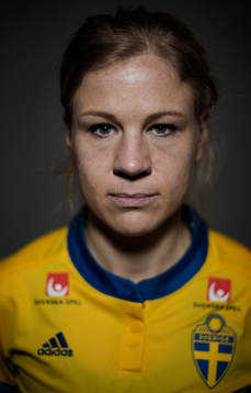 Katrin Schmidt, spelare i Sveriges damlandslag i fotboll