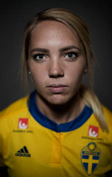 Elin Rubensson, spelare i Sveriges damlandslag i fotboll