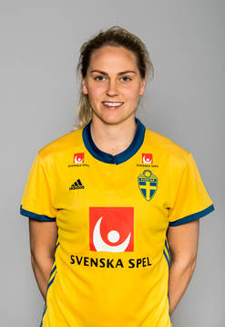 Lisa Dahlkvist, spelare i Sveriges damlandslag i fotboll