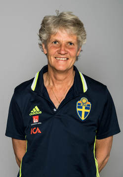Pia Sundhage, förbundskapten för Sveriges damlandslag i