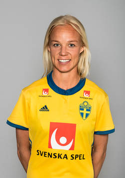 Caroline Seger, spelare i Sveriges damlandslag i fotboll
