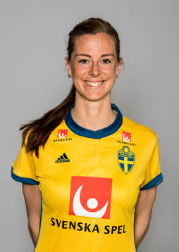 Lotta Schelin, spelare i Sveriges damlandslag i fotboll